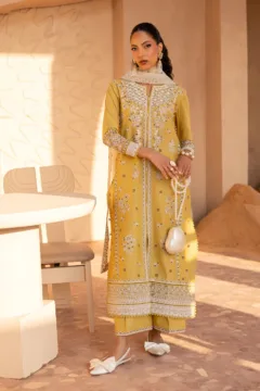 Mahveen - 3 PC Embroidered Dress
