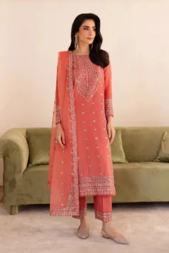 Maira - 3 PC Embroidered Dress