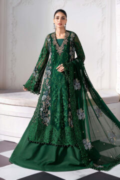 3 Piece Unstitched Embroidered Chiffon Suit | BD-3008