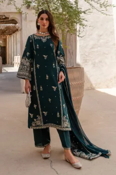 Enya - 3 PC Embroidered Dress